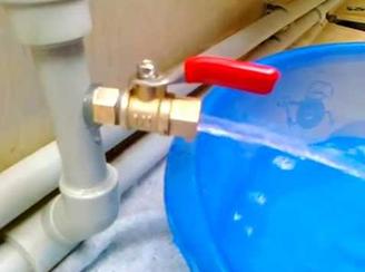 Слив воды из системы отопления частного дома